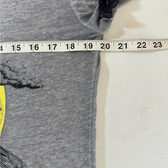 Disney Nightmare Before Christmas Graphic Short Sleeve Burnout Tee Large Gray - Picture 4 of 8